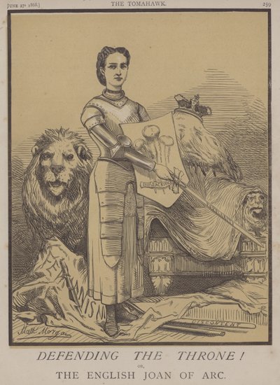 Defending the Throne! or, The English Joan of Arc by Matthew