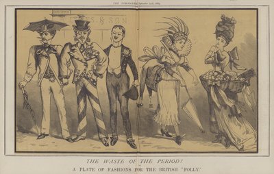 The Waste of the Period! or, A Plate of Fashions for the British Folly by Matthew