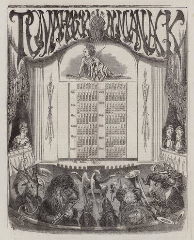 Tomahawk Almanac for 1869 by Matthew