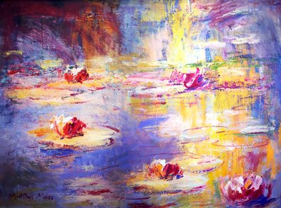 Colorful Water Lilies by Matthys Moss