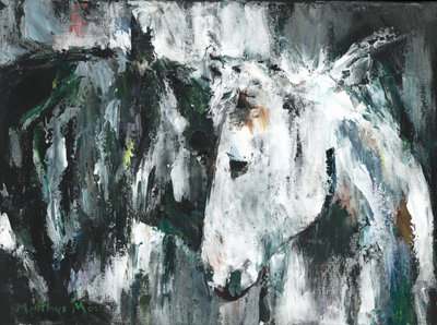 Expressive Horse Bond by Matthys Moss