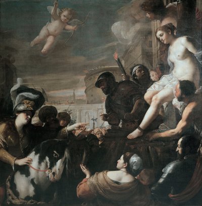 Clorinda Rescues Olindo and Sophronia by Mattia Preti