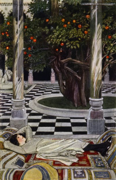 Visit to Baghdad: In the Forecourt by Maurice (after) Greiffenhagen