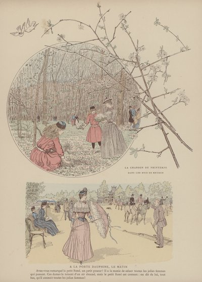 Illustration for Paris Brillant by Maurice Charles Mathieu Bonvoisin