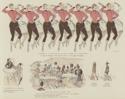 Illustration for The Life of London by Mars by Maurice Charles Mathieu Bonvoisin