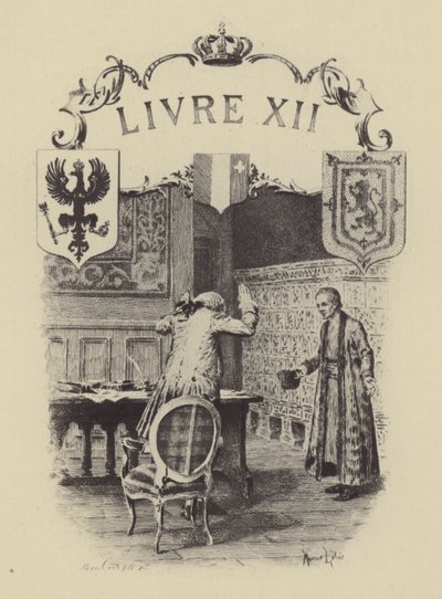 Illustration for Book XII of Les Confessions de Jean-Jacques Rousseau by Maurice Leloir