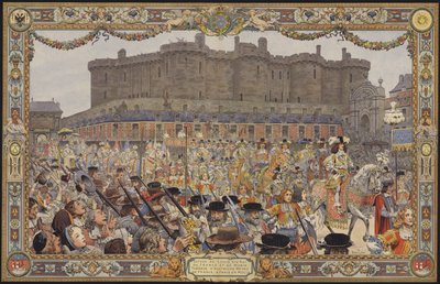 The Entry of King Louis XIV and His Queen to Paris, via La Porte Sainte-Antoine by Maurice Leloir