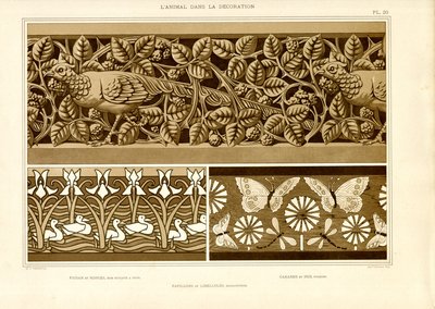 Ornamental Friezes with Animal Motifs by Maurice Pillard Verneuil