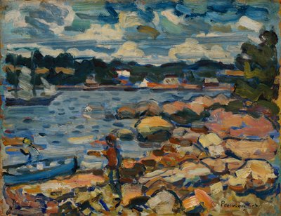 Brooksville, Maine (River & Rocks) by Maurice Prendergast