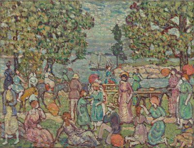 On the Beach, No. 3 by Maurice Prendergast