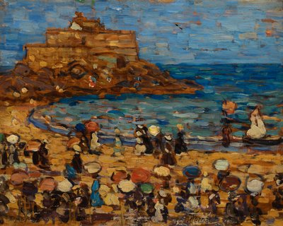 Seascape–St. Malo by Maurice Prendergast