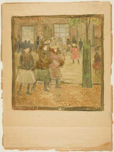 Street Scene by Maurice Prendergast