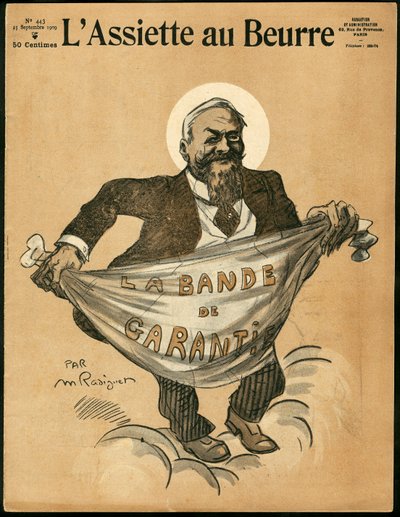 Cover of The Butter Plate, number 443, Satirical in Colors by Maurice Radiguet