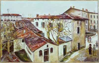The Parsonage of the Holy Curé of Ars by Maurice Utrillo