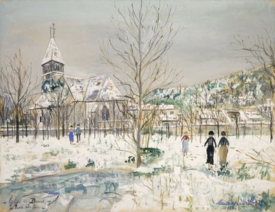 Church of Droue, Eure et Loire by Maurice Utrillo
