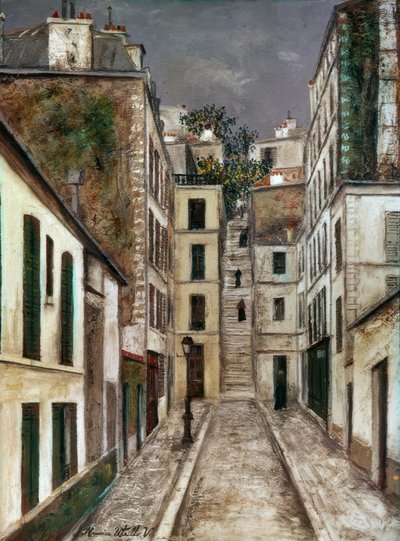 The Cottin Passage by Maurice Utrillo