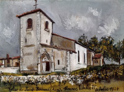 Church of Saint-Bernard by Maurice Utrillo
