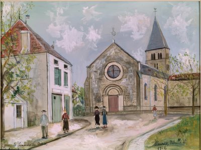 Church of Simandre by Maurice Utrillo