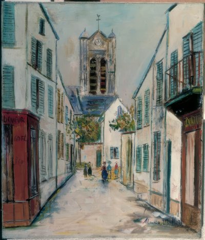 Paris Street by Maurice Utrillo