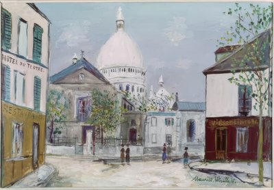 Place du Tertre and the Sacré-Coeur by Maurice Utrillo