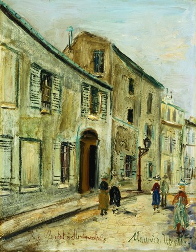 Rue Corot in Montmartre, c.1930 by Maurice Utrillo