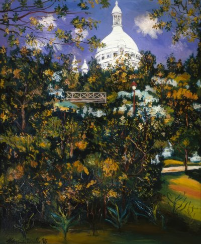 Sacred Heart of Montmartre by Maurice Utrillo