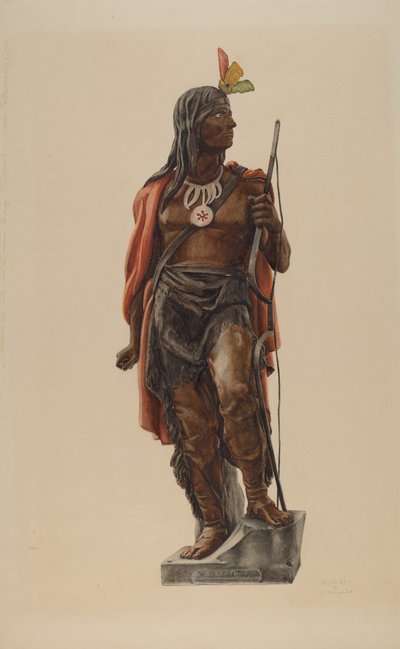 Cigar Store Indian by Maurice Van Felix and Elizabeth Fairchild