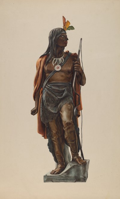 Cigar Store Indian by Maurice Van Felix and Elizabeth Fairchild