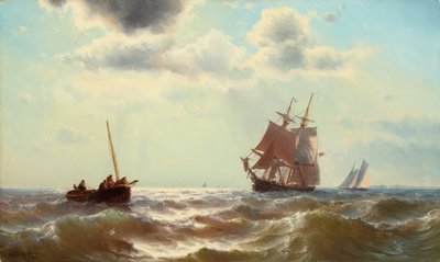 Summer Light on the Sea by Mauritz Frederik Hendrik De Haas