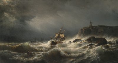 Wreck on the Isle of Jersey (1862) by Mauritz Frederik Hendrik De Haas
