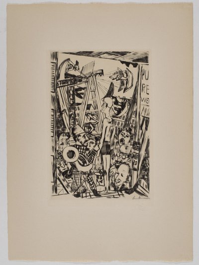 The Tall Man by Max Beckmann