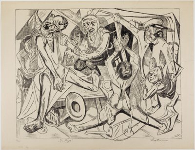 The Night by Max Beckmann