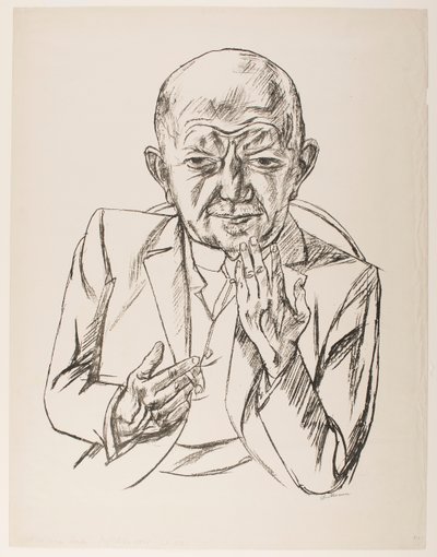 Portrait of Dr. Weidner by Max Beckmann