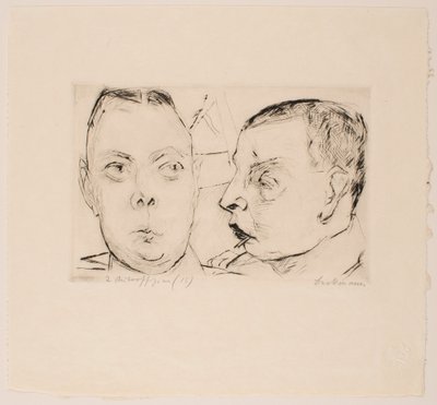 Two Auto Officers, Plate 15 from the Portfolio 
