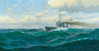 Gunboat on the High Seas by Max Jensen