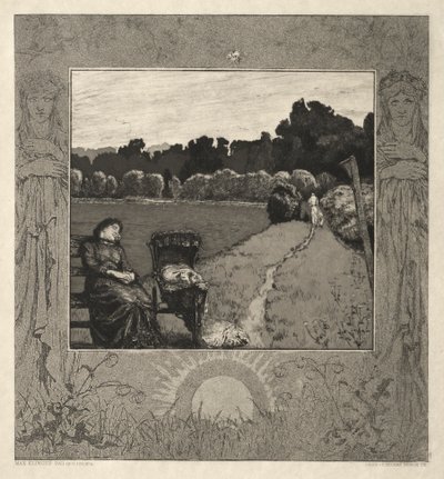 Child, from On Death, Part I, Opus XI by Max Klinger