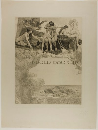 Dedication, plate one from A Love by Max Klinger