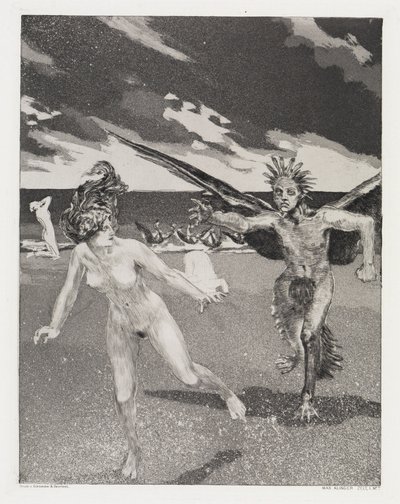 The Swan Prince (Zelt, Opus XIV, Part 1, No. 7) by Max Klinger
