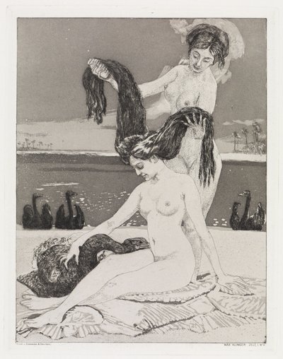 The Swans (Tent, Opus XIV, Part 1, No. 4) by Max Klinger