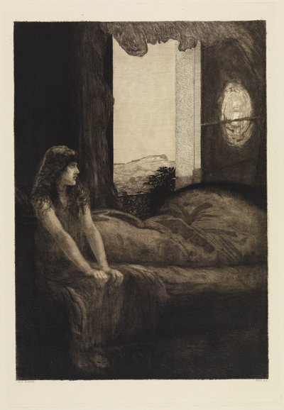 Awakening (A Love, Opus X, Plate 8) by Max Klinger
