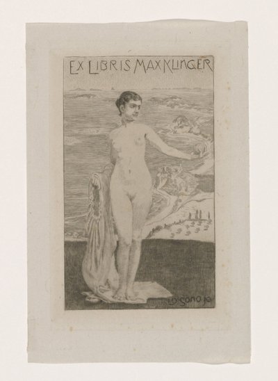 Ex Libris of Max Klinger by Max Klinger