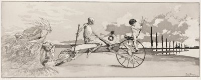Love, Death and the Hereafter by Max Klinger