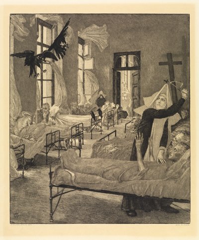 Plague (From Death, Part Two, Opus XI, Plate 6) by Max Klinger