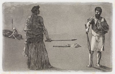 Conclusion (Satire / Resolution) (Rescue of Ovidian Victims, Opus II, Plate 13) by Max Klinger