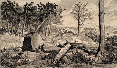 Simplicius in the Wilderness by Max Klinger