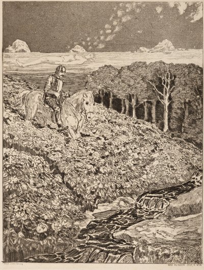 Dream Path, Plate 35 by Max Klinger
