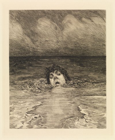 Downfall (A Life, Opus VIII, Plate 12) by Max Klinger