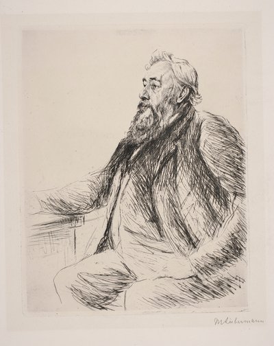 Portrait of Brinckmann by Max Liebermann