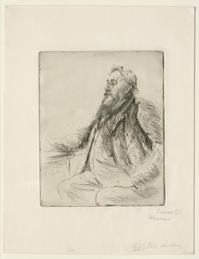 Portrait of Justus Brinckmann by Max Liebermann