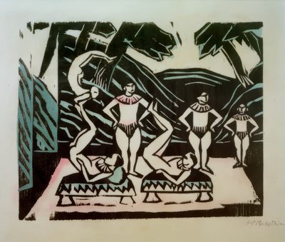 Acrobats by Max Pechstein